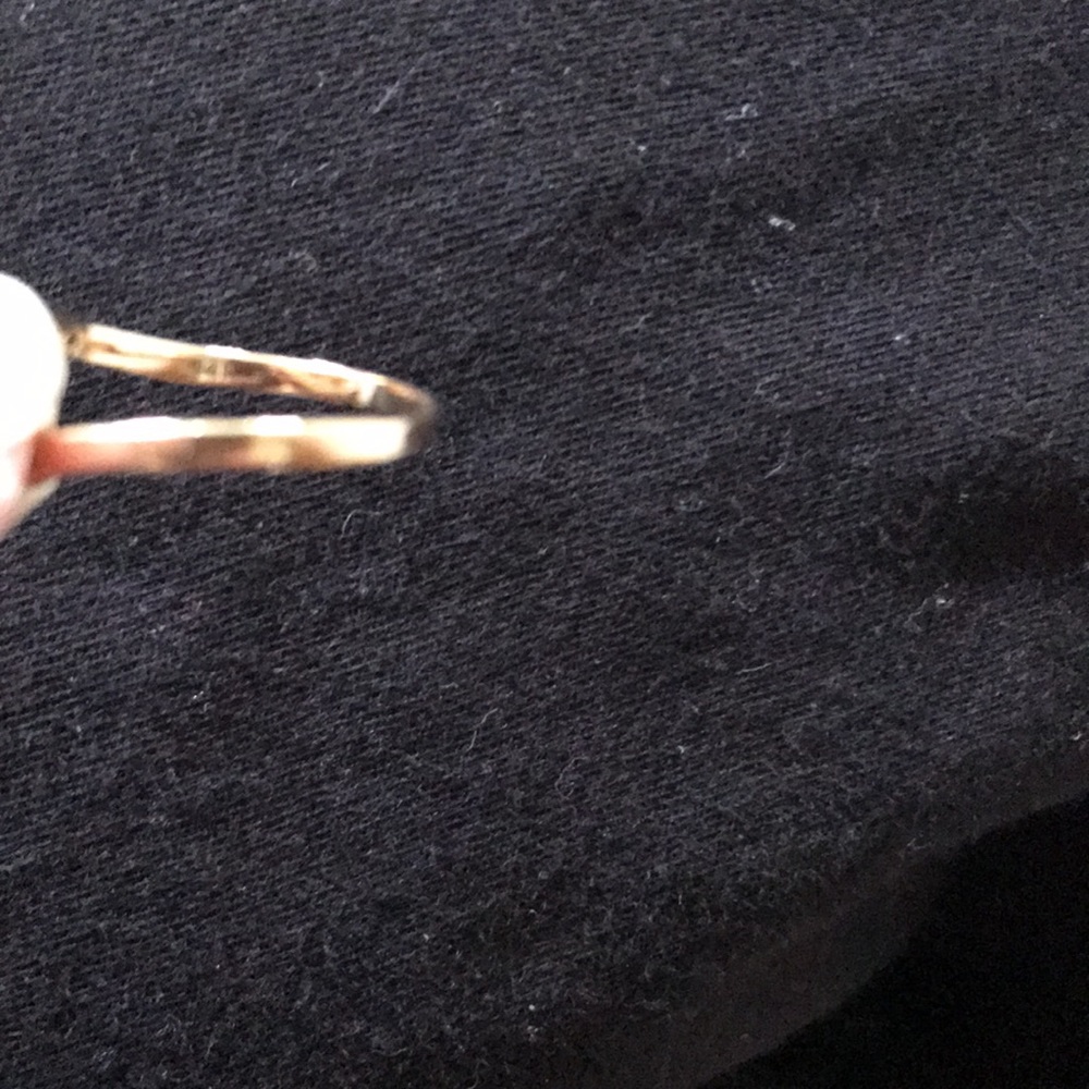 🍀 Pearl & Diamond Ring (8 1/2) - Picture 7 of 7